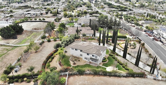 drone / aerial view featuring a residential view