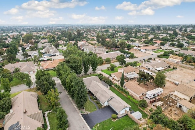 aerial view featuring a residential view