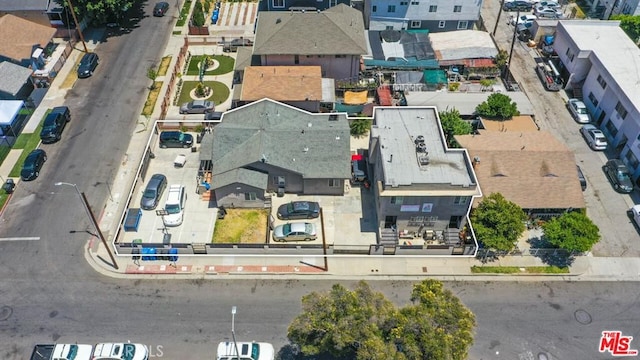 bird's eye view featuring a residential view