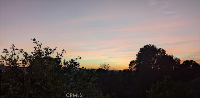 view of nature at dusk