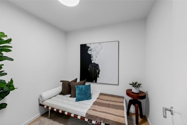 bedroom featuring baseboards