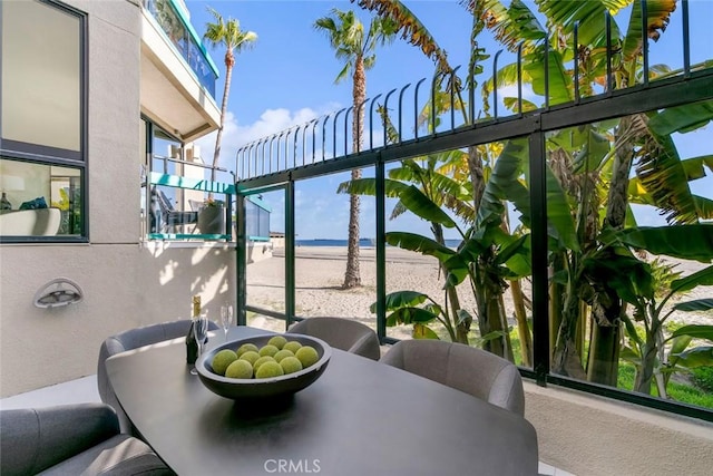 view of patio / terrace featuring outdoor dining space