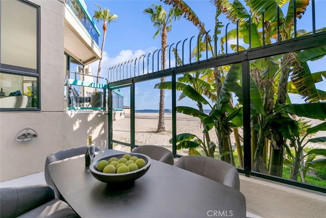 1310 E Ocean Blvd Unit 14, Long Beach, CA 90802 - balcony with view of water and beach