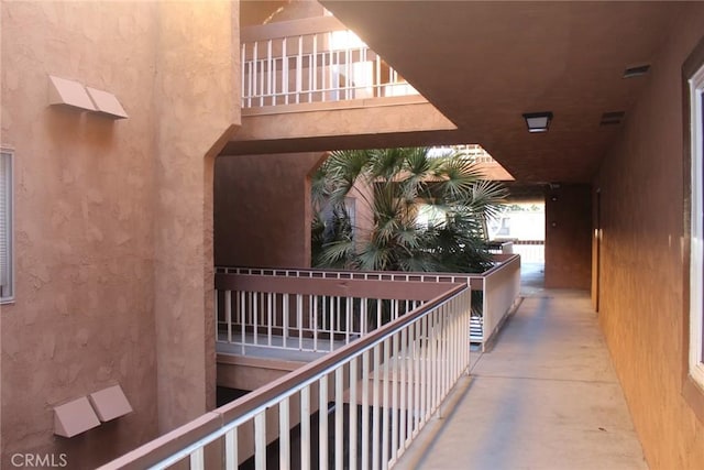 balcony featuring visible vents