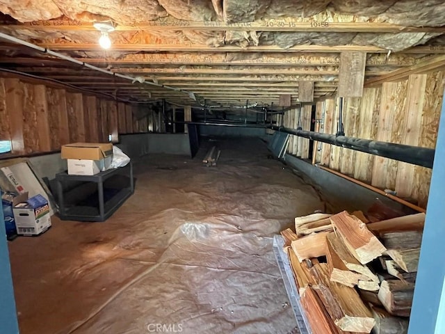 basement featuring crawl space