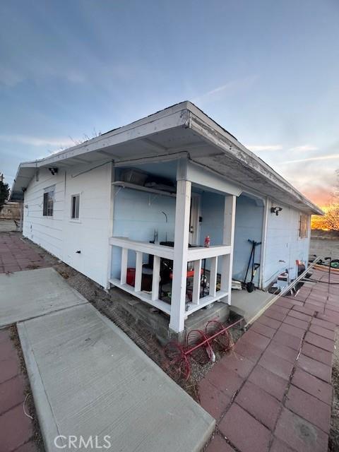 view of side of property