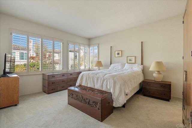 bedroom featuring carpet flooring