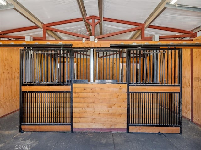 view of horse barn