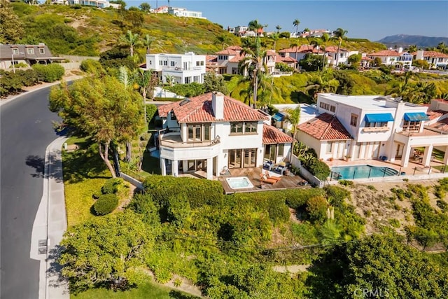 birds eye view of property featuring a residential view