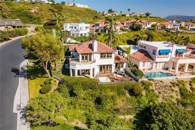 561 Avenida Del Verdor, San Clemente, CA 92672 - aerial perspective of suburban area featuring a pool area