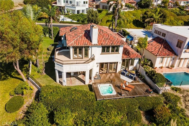 561 Avenida Del Verdor, San Clemente, CA 92672 - view from above of property featuring a pool