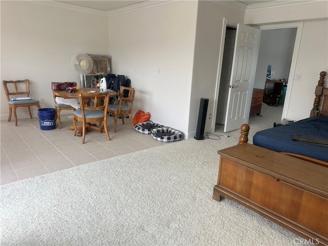 3105 E Beach Cir, Bradley, CA 93426 - interior space with ornamental molding and baseboards