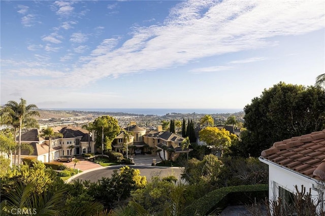 bird's eye view featuring a residential view