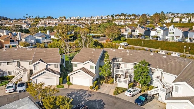 birds eye view of property featuring a residential view