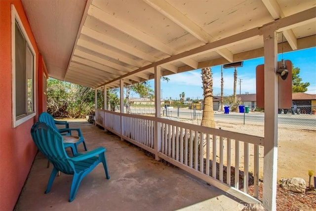 view of patio