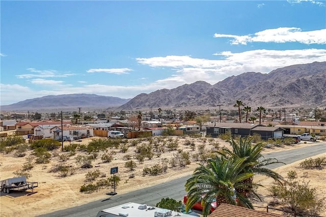 mountain view featuring a residential view