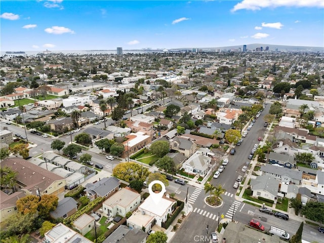 bird's eye view featuring a residential view