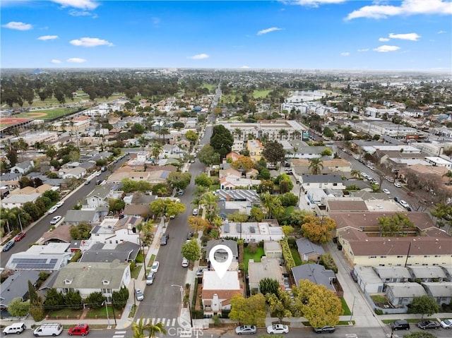 drone / aerial view featuring a residential view