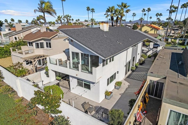 drone / aerial view featuring a residential view