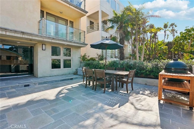 view of patio / terrace with outdoor dining area