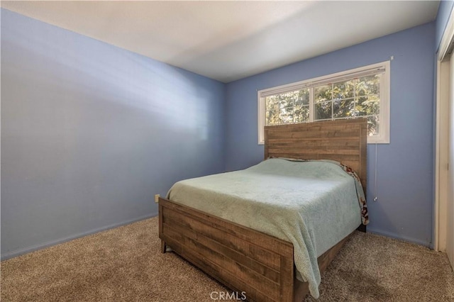 bedroom featuring carpet floors