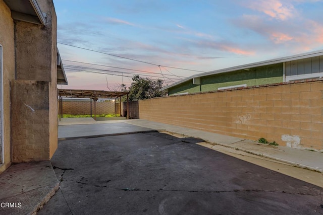 exterior space with driveway