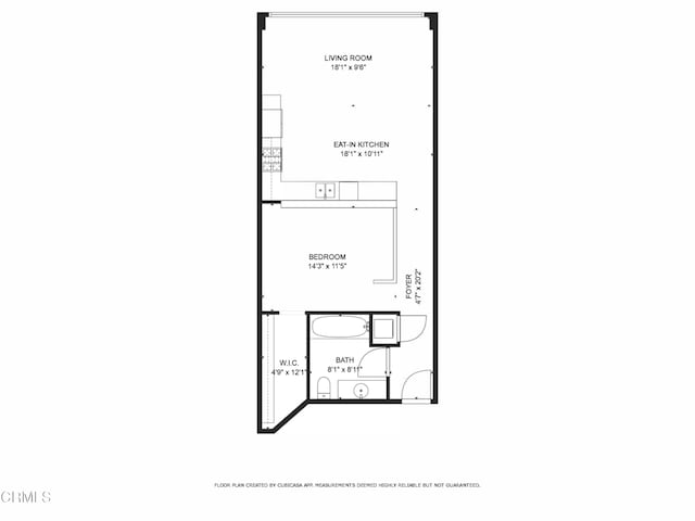 1100 Wilshire Blvd Unit 1808, Los Angeles, CA 90017 - view of home floor plan