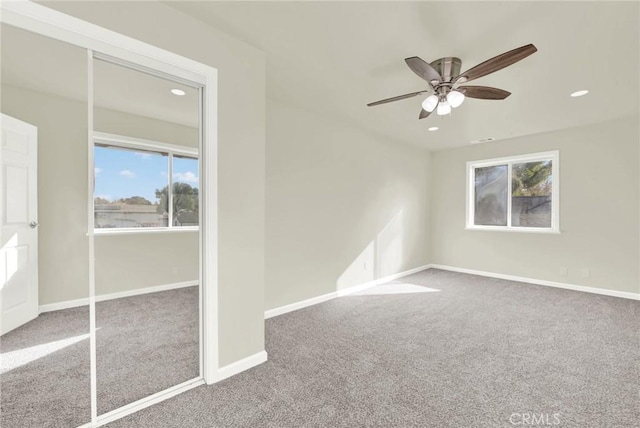 1495 S S, Corning, CA 96021 - empty room featuring recessed lighting, baseboards, and carpet