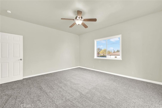1495 S S, Corning, CA 96021 - unfurnished room with carpet flooring, ceiling fan, and baseboards