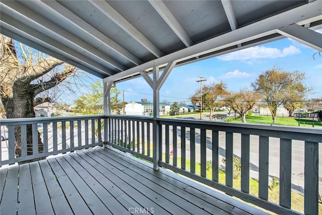 1495 S S, Corning, CA 96021 - wooden terrace with a residential view