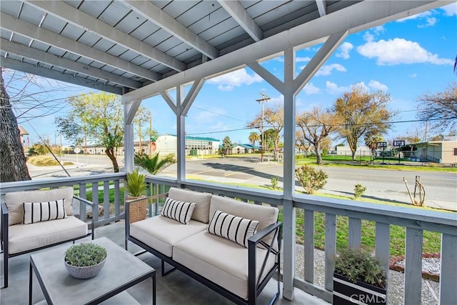 1495 S S, Corning, CA 96021 - wooden terrace with an outdoor living space and a residential view
