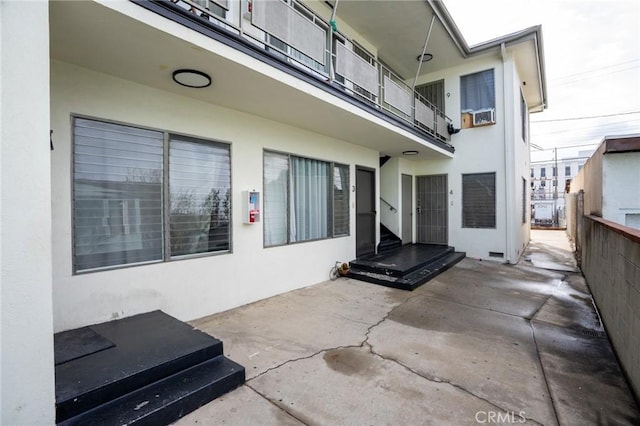 view of patio / terrace featuring a balcony