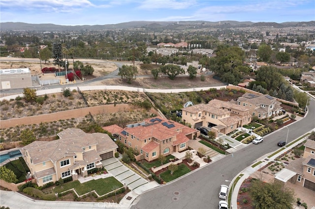 drone / aerial view featuring a residential view