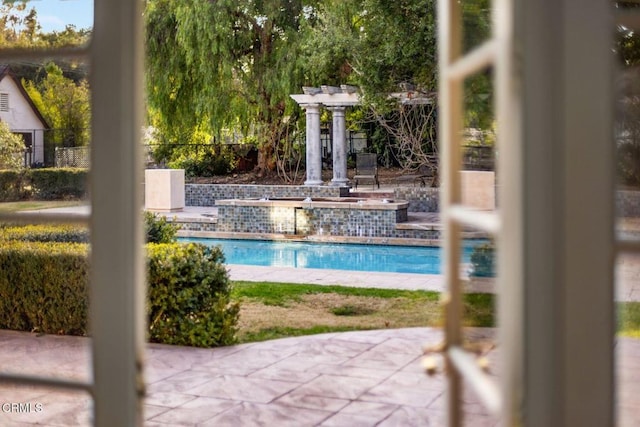 508 W Eucalyptus St, Ojai, CA 93023 - swimming pool with a pergola and a patio area