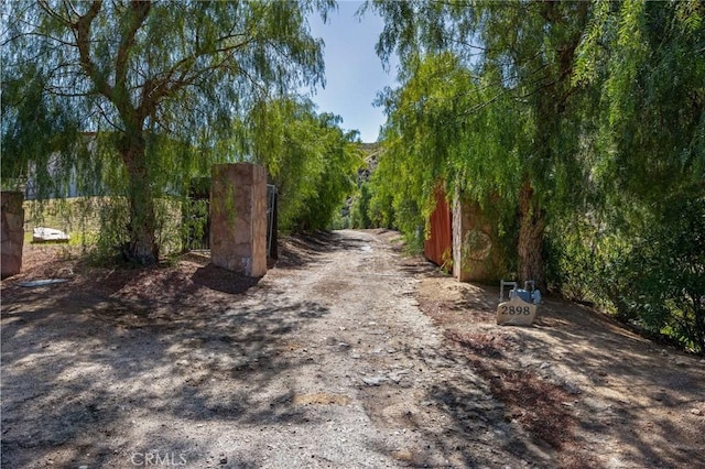 view of street featuring driveway