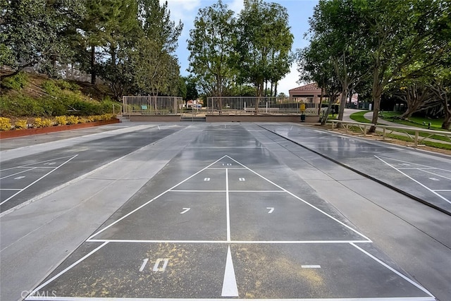 surrounding community featuring shuffleboard