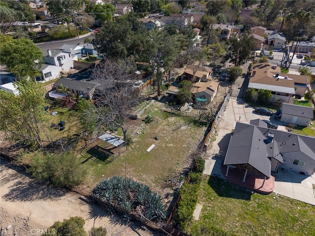 birds eye view of property featuring a residential view