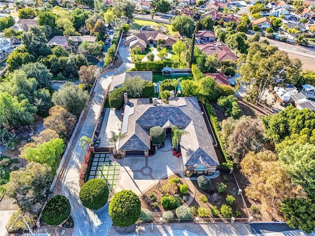 birds eye view of property featuring a residential view