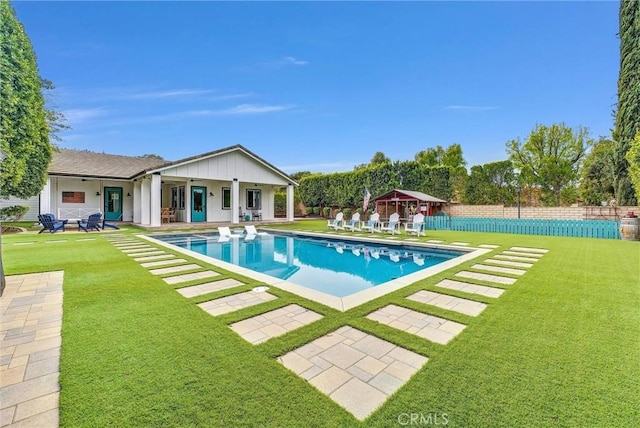 2480 Oak Ave, Corona, CA 92882 - view of pool featuring a gazebo and a patio area