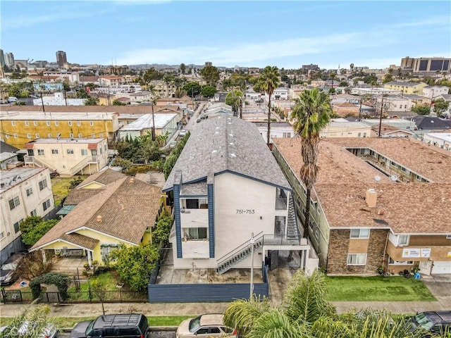 bird's eye view featuring a residential view