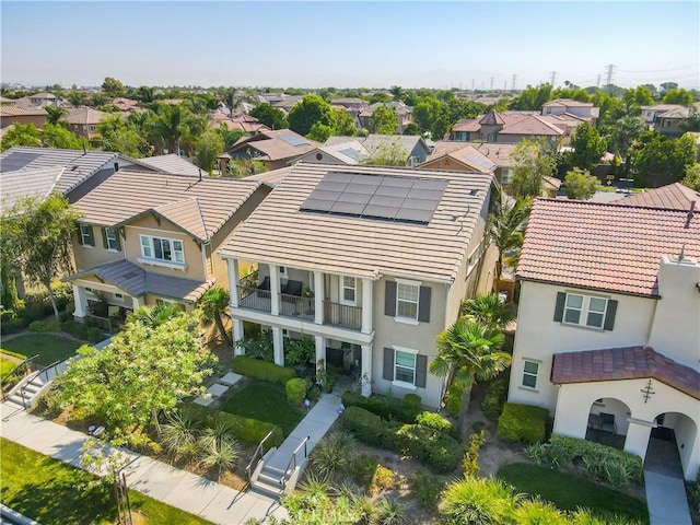 drone / aerial view featuring a residential view