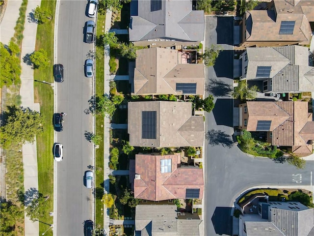 bird's eye view featuring a residential view