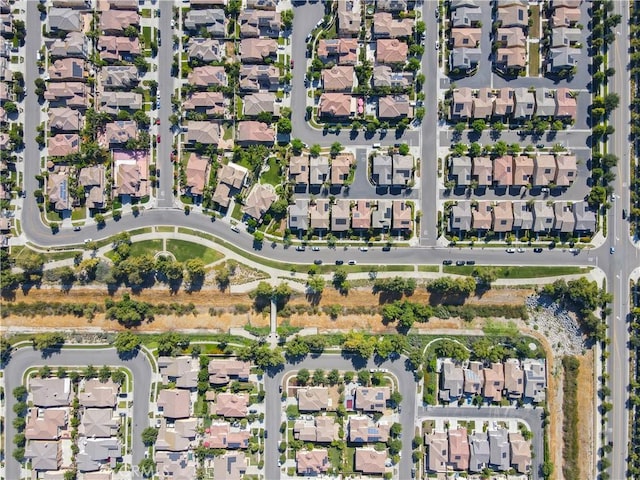 drone / aerial view featuring a residential view