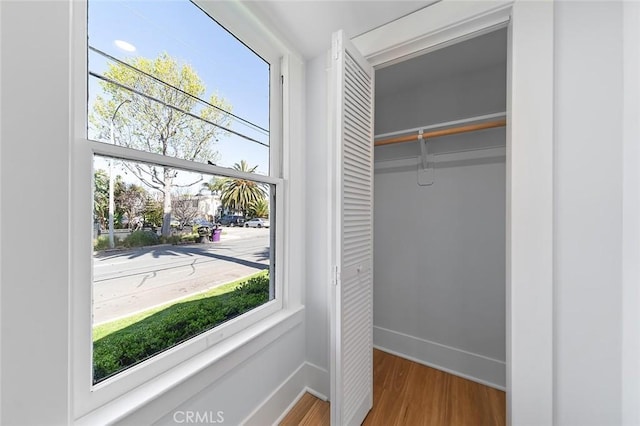 view of closet