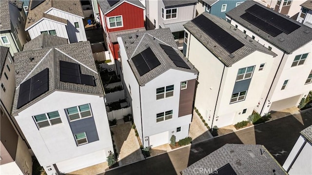 drone / aerial view featuring a residential view