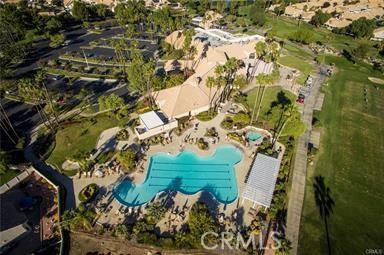 5855 Myrtle Beach Dr, Banning, CA 92220 - aerial view of a pool