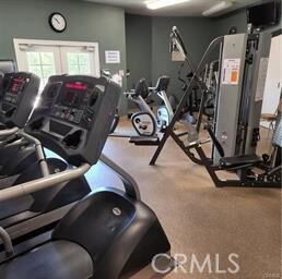 5855 Myrtle Beach Dr, Banning, CA 92220 - gym featuring carpet