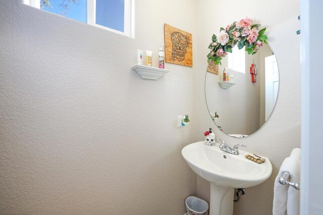 bathroom with a sink