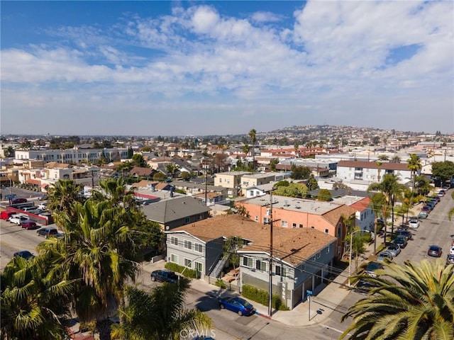 bird's eye view featuring a residential view