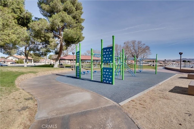 view of communal playground